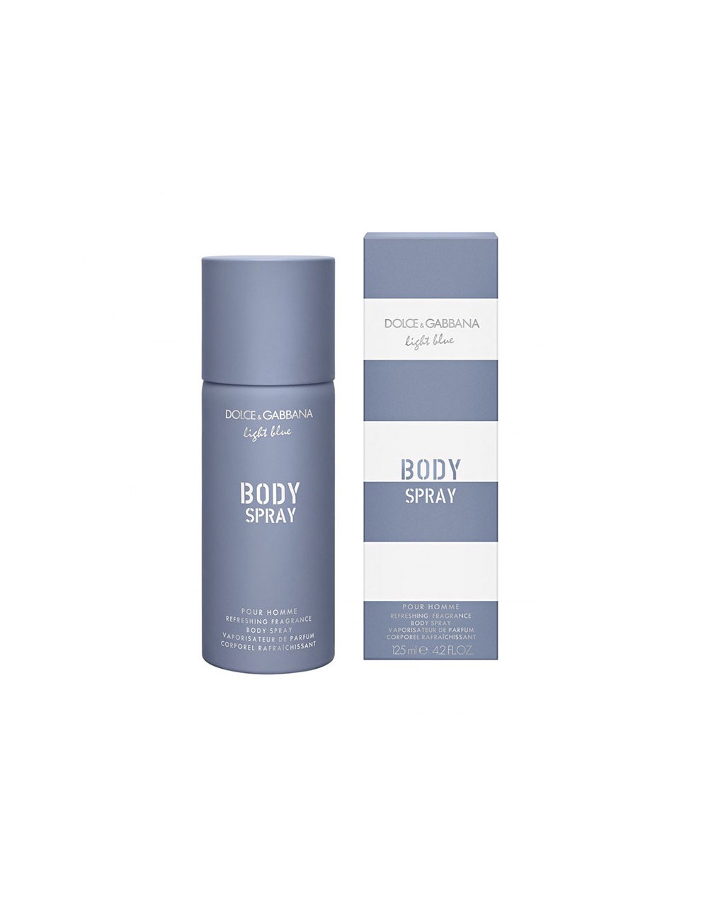 Light Blue Body & Hair Spray EDT 125 ML Hombre